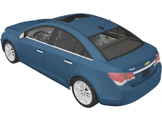 Chevrolet Cruze Sedan (2015) 3D Model preview