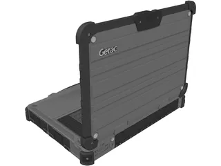 Getac X500 Laptop 3D Model preview