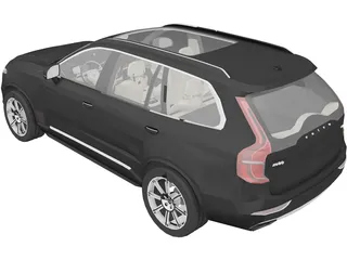 Volvo XC90 (2015) 3D Model preview