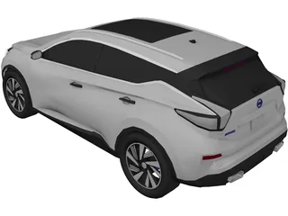 Nissan Murano (2016) 3D Model preview