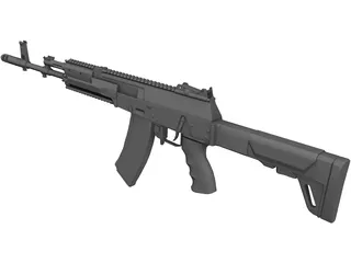 AK-12 3D Model preview