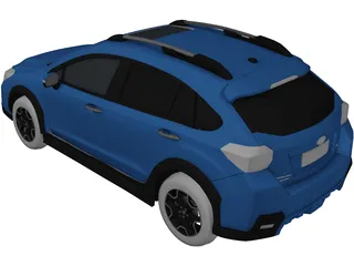 Subaru XV 3D Model preview