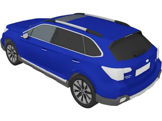 Subaru Outback 3D Model preview