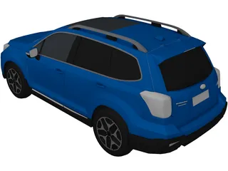 Subaru Forester 3D Model preview