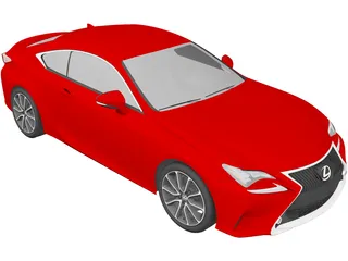 Lexus RC 350 (2015) 3D Model preview
