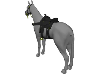 Horse 3D Model preview