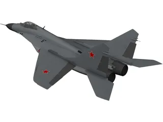 MiG-29A Fulcrum 3D Model preview