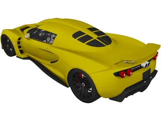 Hennessey Venom GT (2012) 3D Model preview