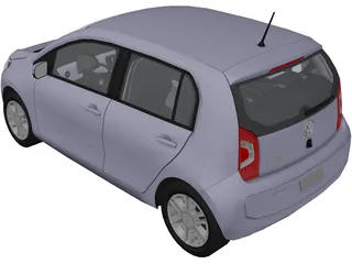 Volkswagen UP (2016) 3D Model preview
