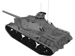 AMX-30B 3D Model preview