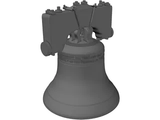 Liberty Bell 3D Model preview