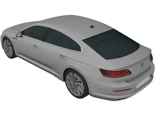 Volkswagen Arteon (2018) 3D Model preview