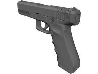 Glock 17 3D Model preview