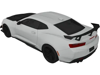 Chevrolet Camaro ZL1 1LE (2018) 3D Model preview