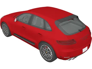 Porsche Macan GTS (2017) 3D Model preview
