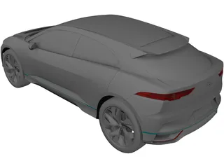 Jaguar I-Pace Concept 3D Model preview
