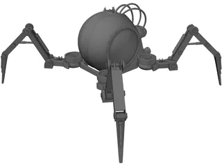 Mechanical Spider Robot 3D Model preview