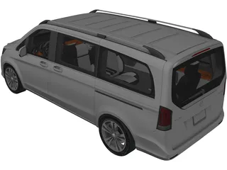 Mercedes-Benz V250 Bluetec 3D Model preview