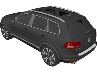 Volkswagen Touareg TDI (2017) 3D Model preview