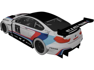 BMW M6 GT3 (2016) 3D Model preview
