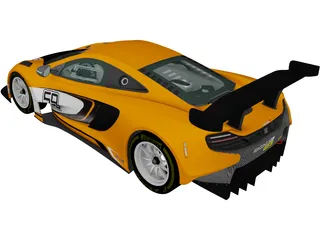 McLaren 650S GT3 (2014) 3D Model preview