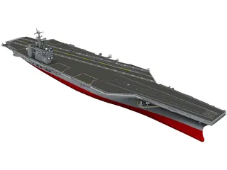 USS Gerald R. Ford 3D Model preview