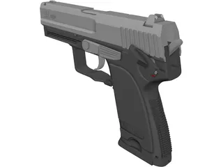 Heckler & Koch USP 3D Model preview