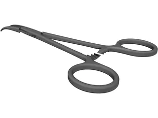 Surgical Hemostats 3D Model preview
