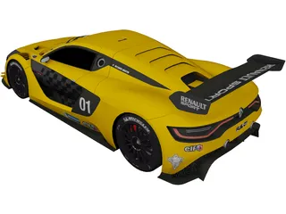 Renault R.S. 01 (2014) 3D Model preview