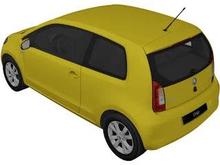 Skoda CityGO (2013) 3D Model preview