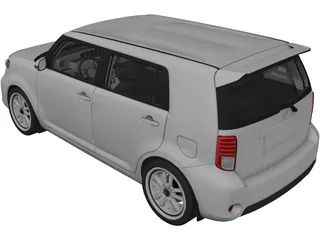Scion xB (2014) 3D Model preview