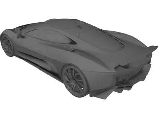 Jaguar C-X75 Concept (2014) 3D Model preview