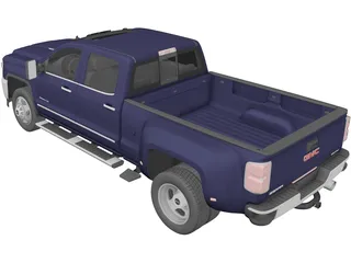 GMC Sierra HD (2015) 3D Model preview