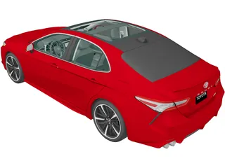 Toyota Camry (2018) 3D Model preview