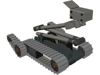 iRobot PackBot 3D Model preview