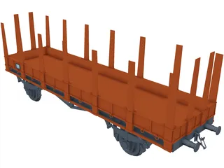 Wagon Stanchion 3D Model preview