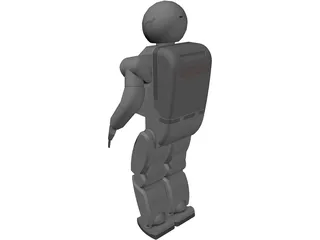 Asimo Robot 3D Model preview