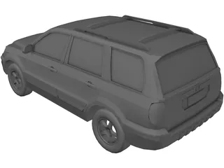 Honda Pilot (2005) 3D Model preview