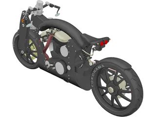 Confederate Wraith 3D Model preview
