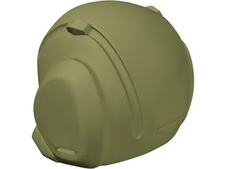 Pilot Helmet 3D Model preview