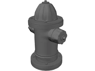 Fire Hydrant 3D Model preview