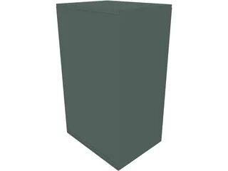 Storage Pedestal 3D Model preview