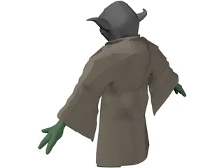 Star Wars Yoda 3D Model preview