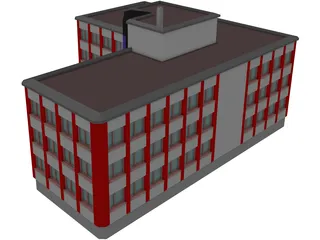 Office Building 3D Model preview