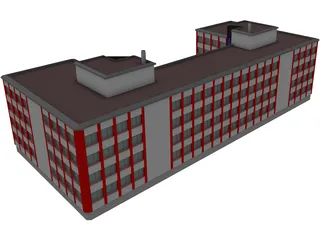 Office Building 3D Model preview