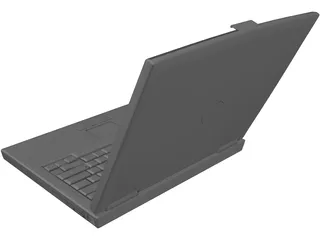 Dell Laptop Computer 3D Model preview