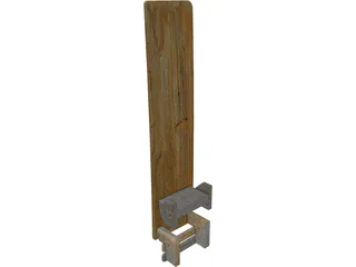Diving Board 3D Model preview