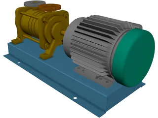 Pompetrevaini TBH 200 Pump 3D Model preview