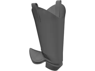 Cowboy Boot 3D Model preview