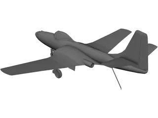 FH-1 Phantom 3D Model preview